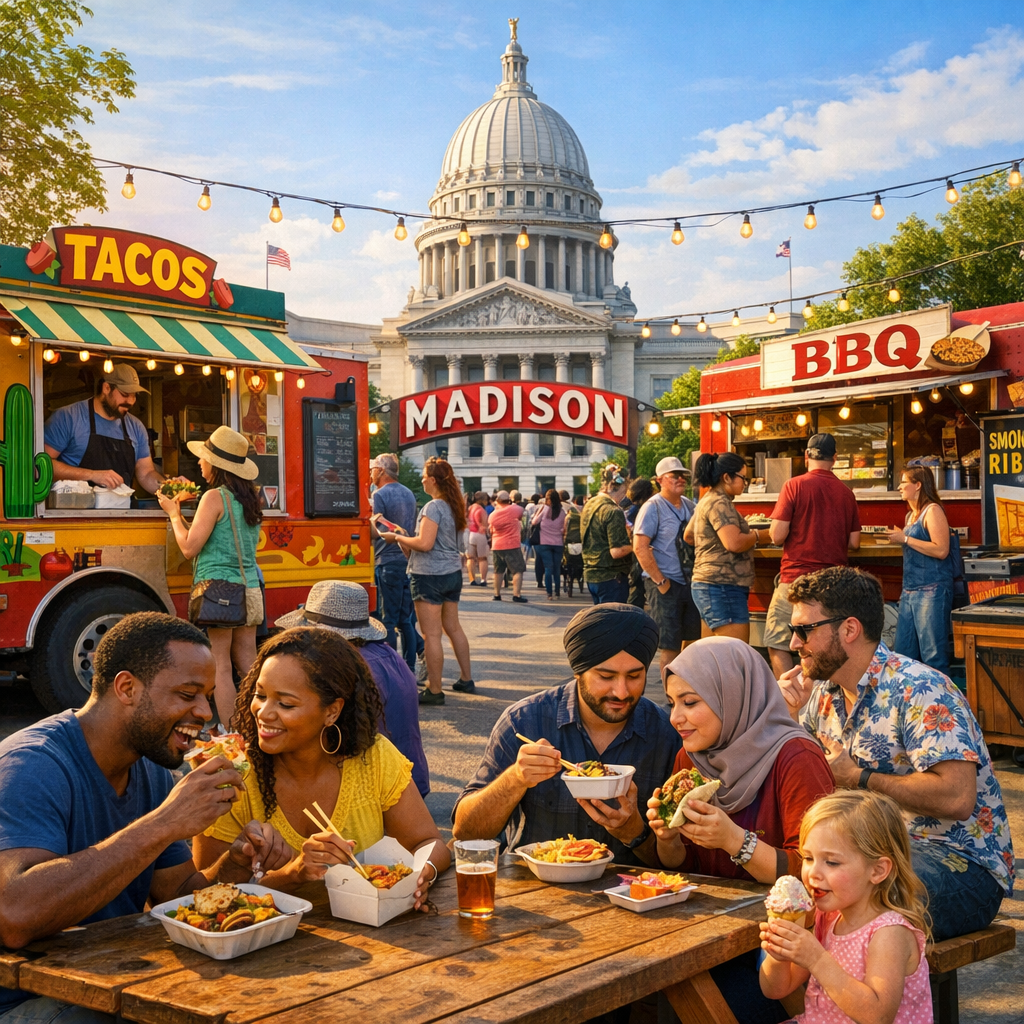 Exploring Madison’s Vibrant Food Truck Scene
